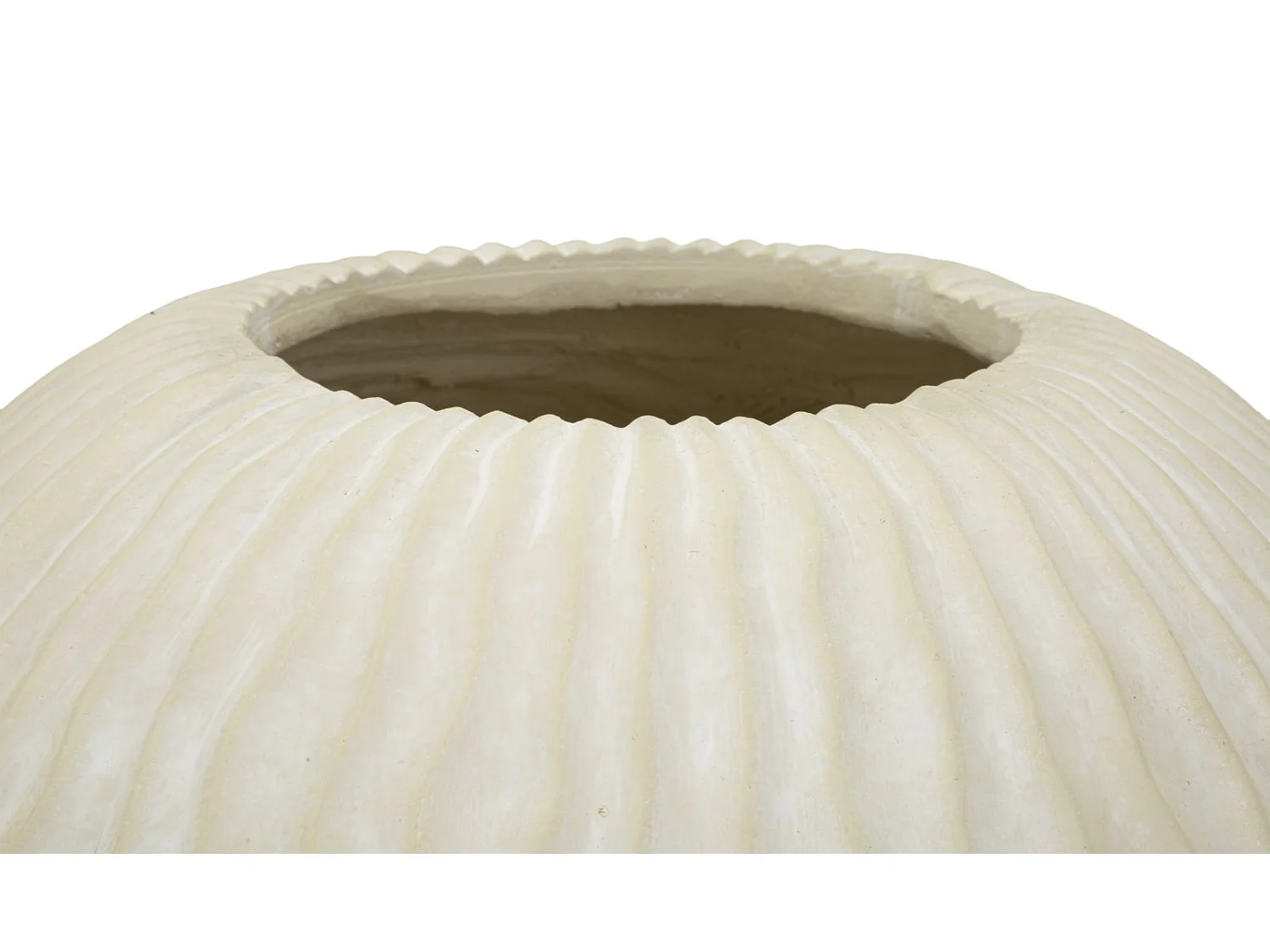 Vase en magnésie Icicle 36.5 x 38 cm