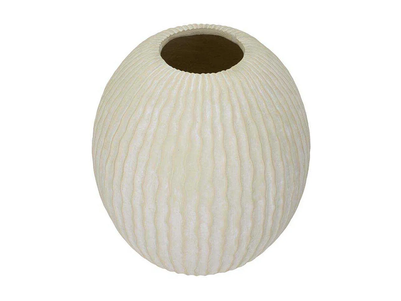 Vase en magnésie Icicle 36.5 x 38 cm