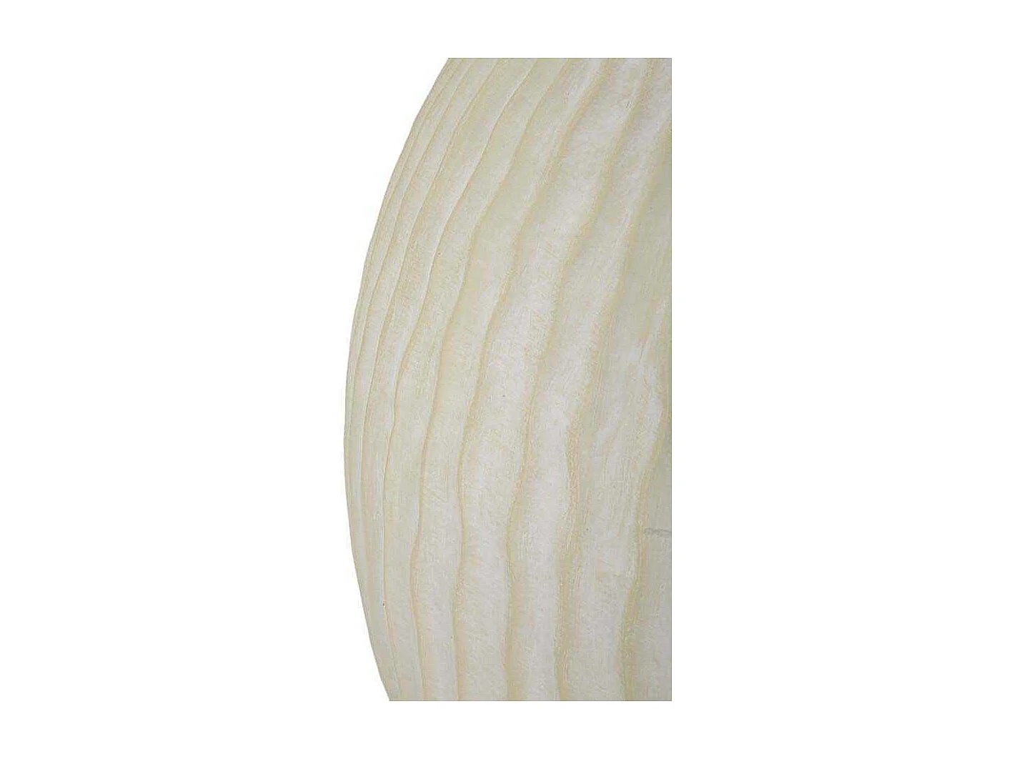 Vaso in magnesio colore crema cm ø 36,5x38