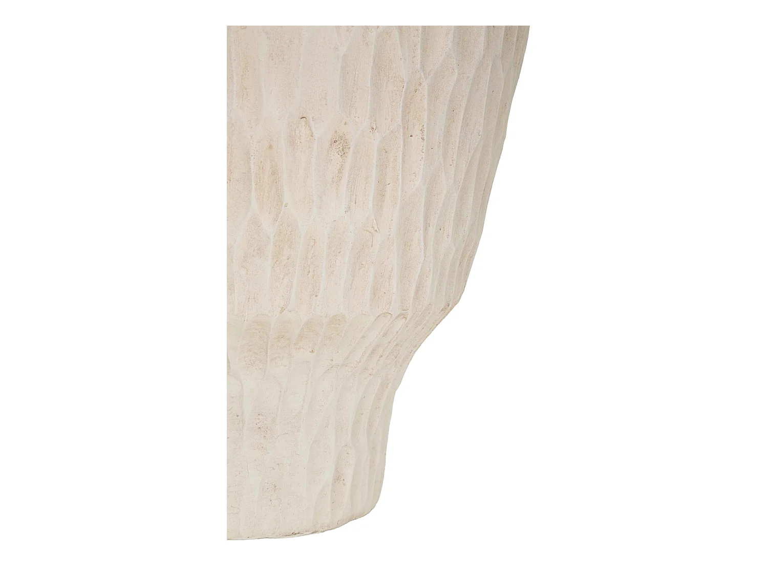 Vaso in magnesio colore crema cm ø 29,5x57