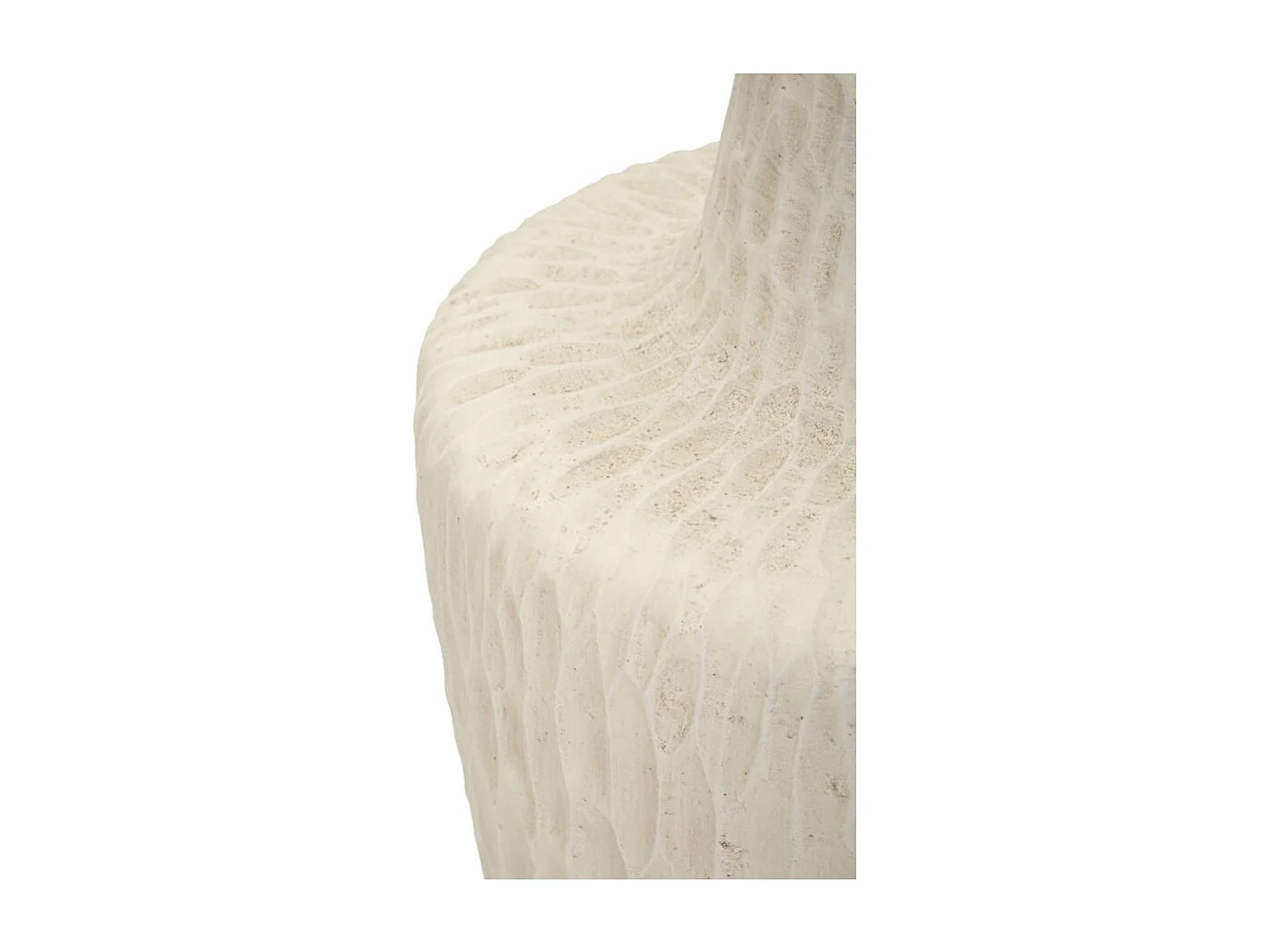 Vaso in magnesio colore crema cm ø 29,5x57