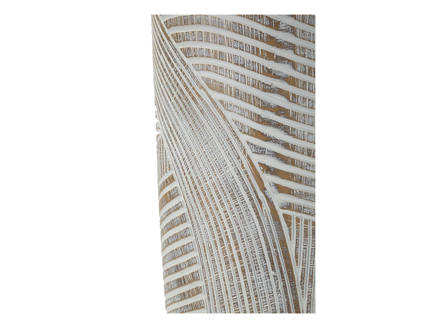 Vase en résine blanche cm ø 18x45