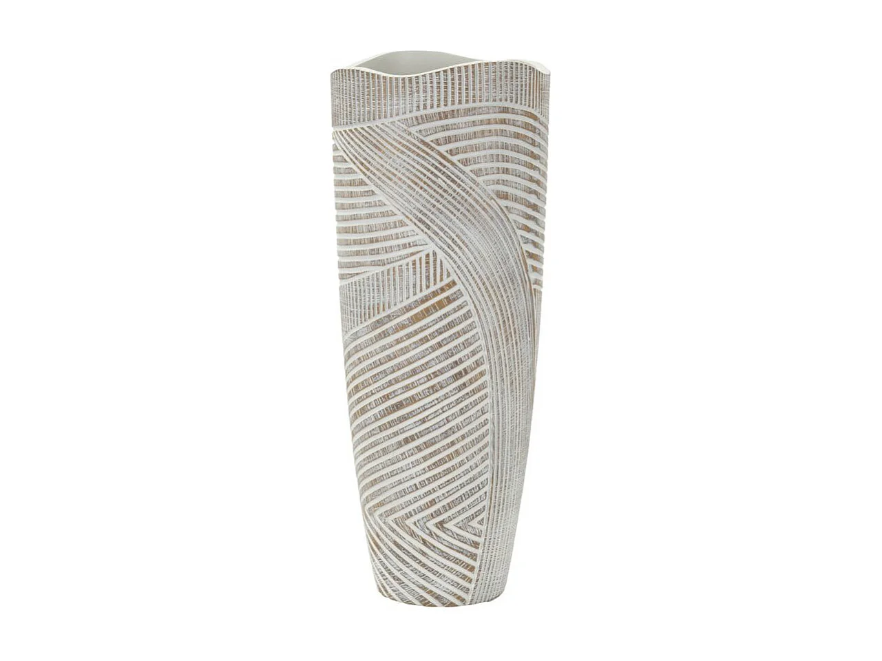 Cache-Pot Déco en Résine "Woody" 45cm Multicolore