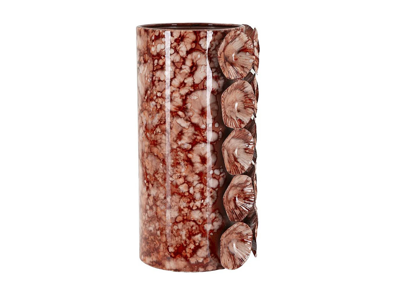 Vase Design "Drop" 24cm Rouge