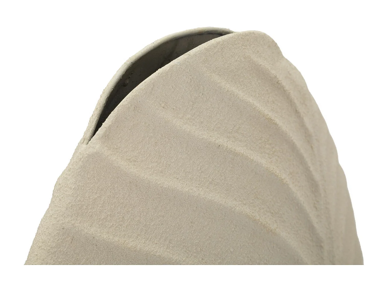 Vase Design "Dune" 41cm Crème