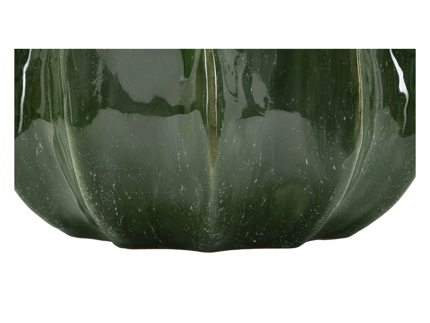 Vaso in ceramica colore verde cm ø 22x13,5