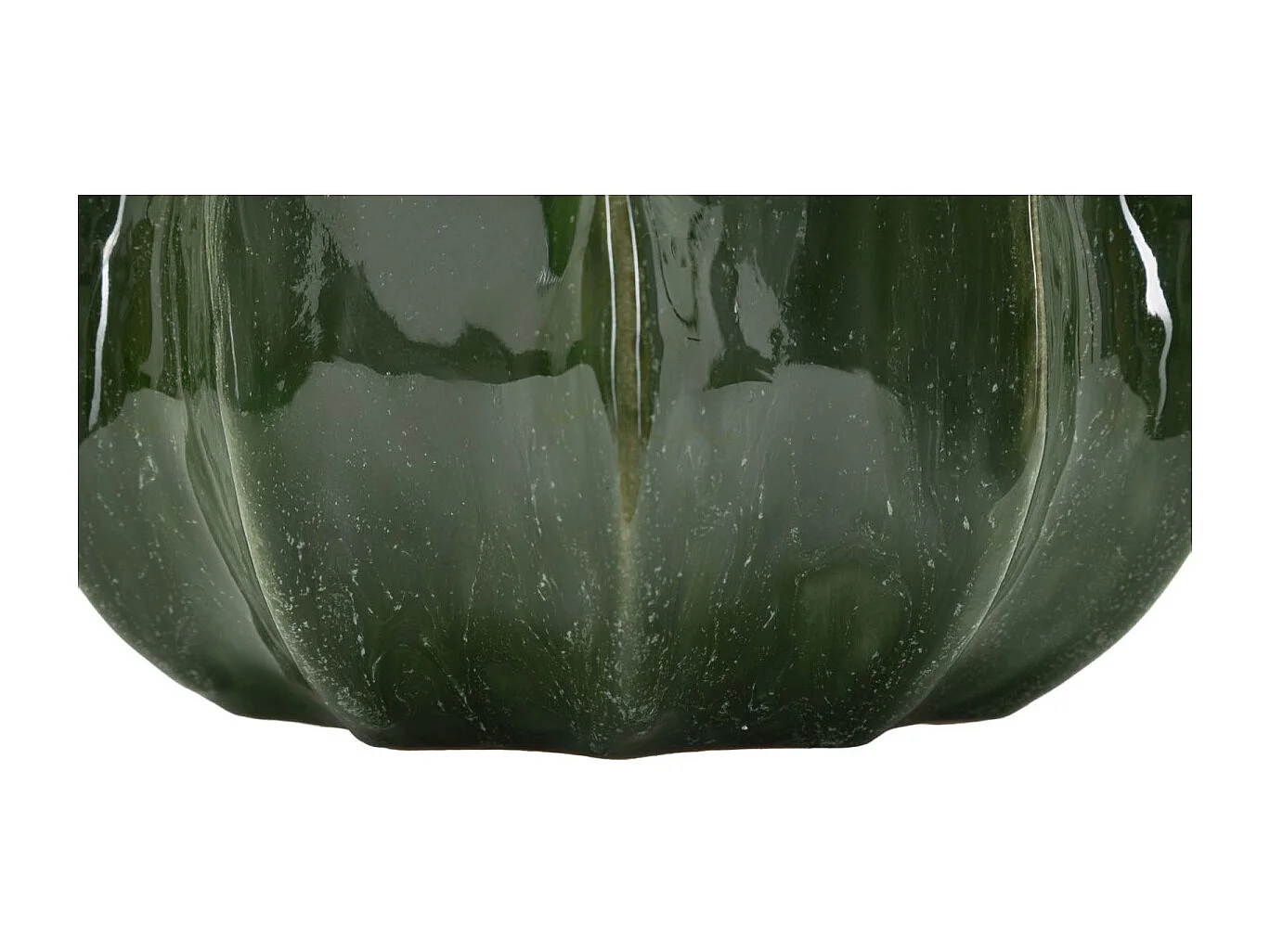 Vaso in ceramica colore verde cm ø 22x13,5