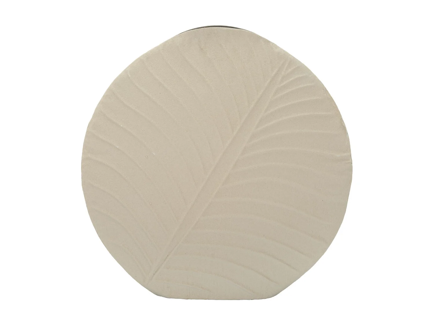 Vase Rond Design "Dune" 41cm Crème