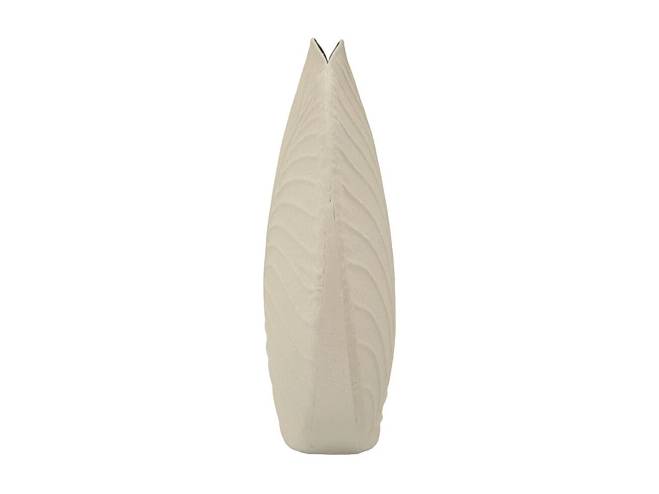 Vase Rond Design "Dune" 41cm Crème
