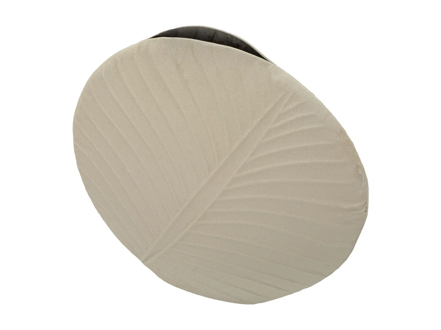 Vase Rond Design "Dune" 41cm Crème