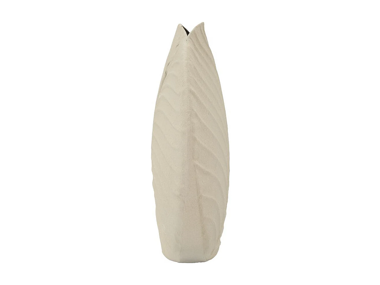 Vase Rond Design "Dune" 32cm Crème
