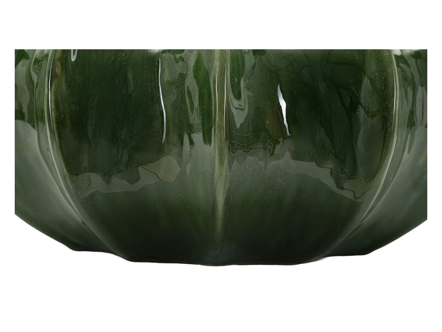 Vaso in ceramica colore verde cm ø 31x16