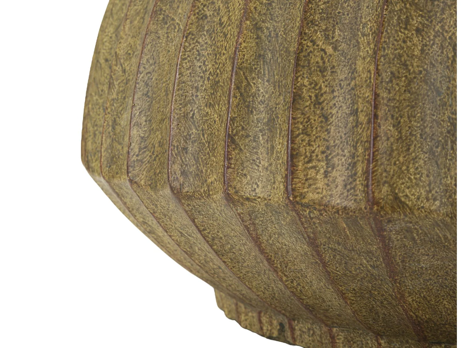 Vaso in magnesio colore verde sporco cm ø 40x26,5