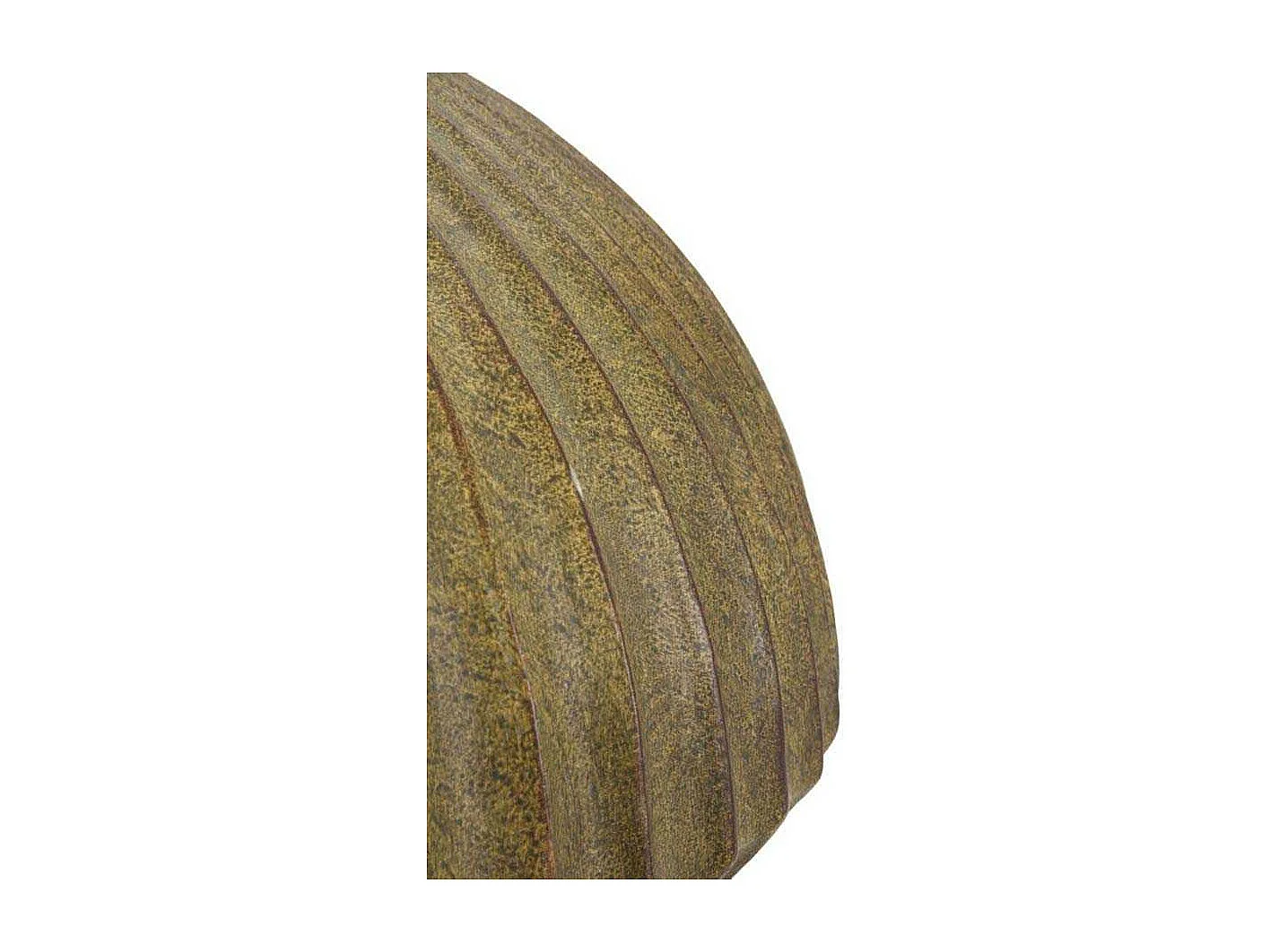 Vaso in magnesio colore verde sporco cm ø 40x26,5