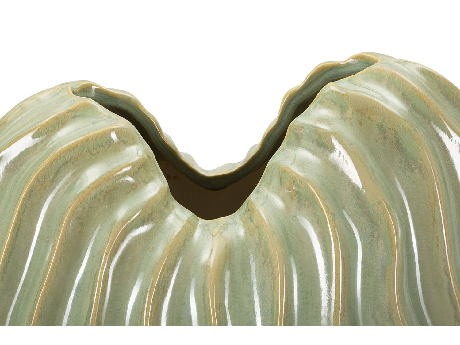 Vase en Céramique "Venice" 46cm Vert