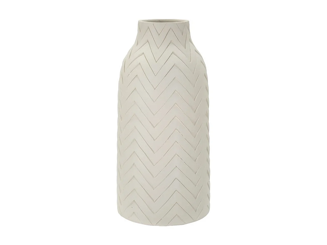 Vaso in magnesio colore crema cm ø 29x60