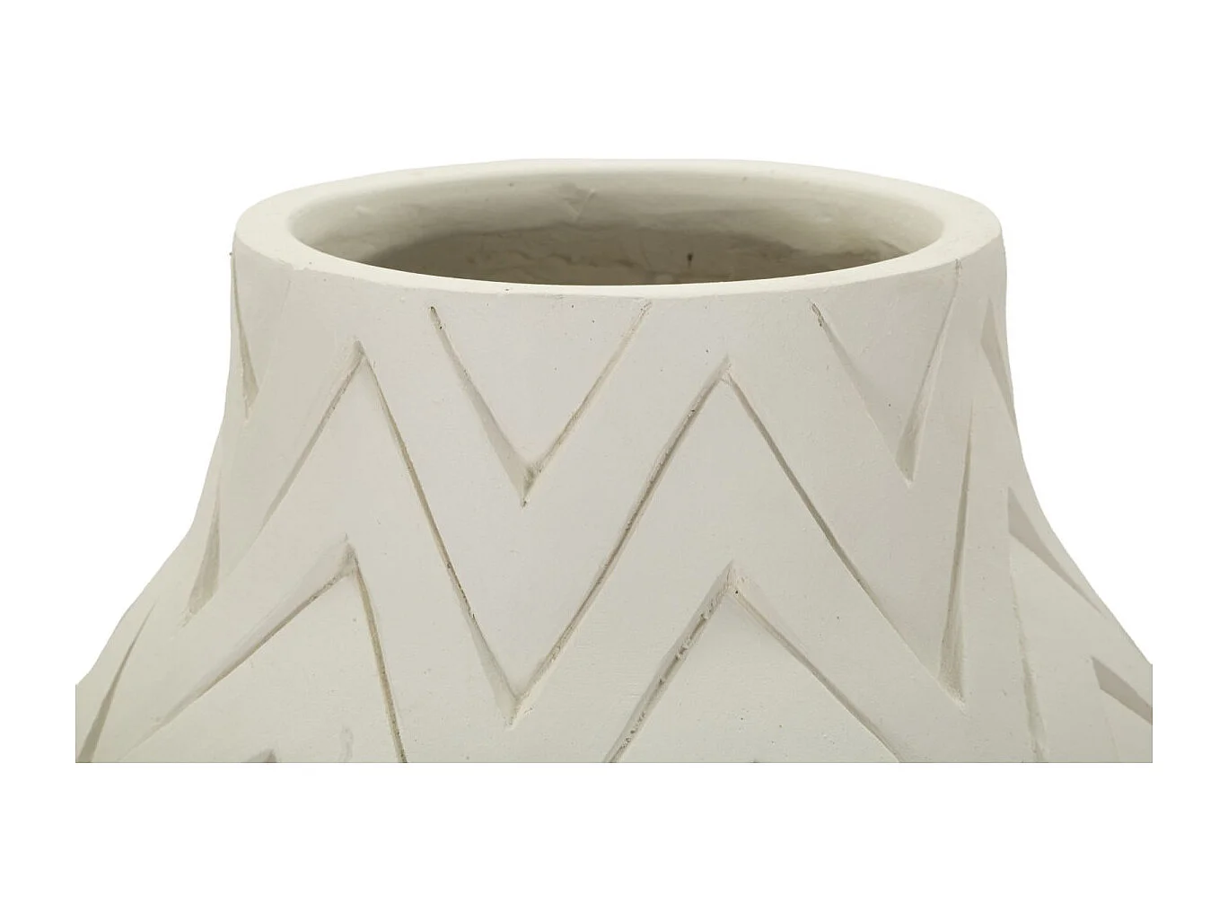Vaso in magnesio colore crema cm ø 29x60