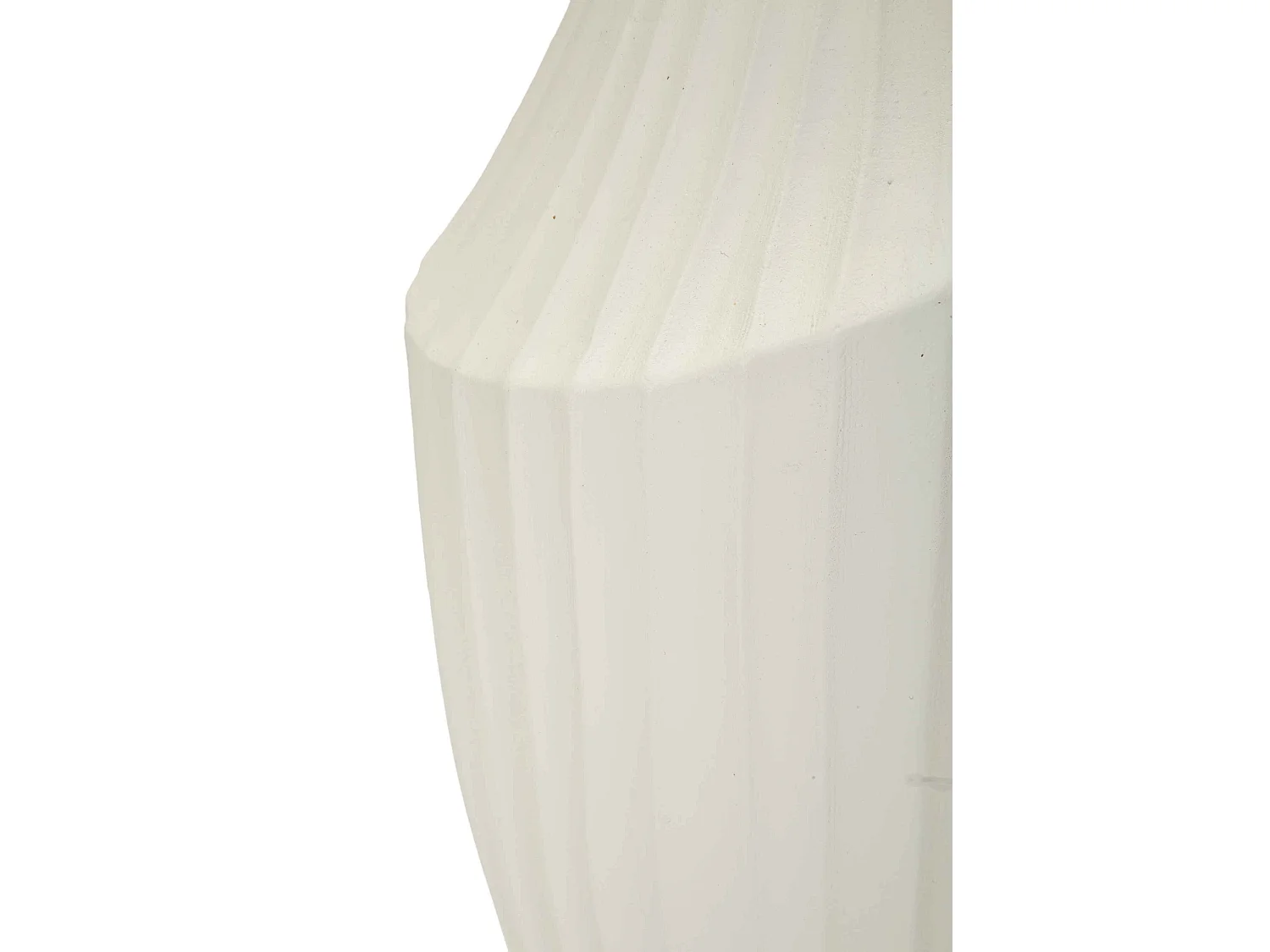 Vaso in magnesio colore crema cm ø 22,5x38