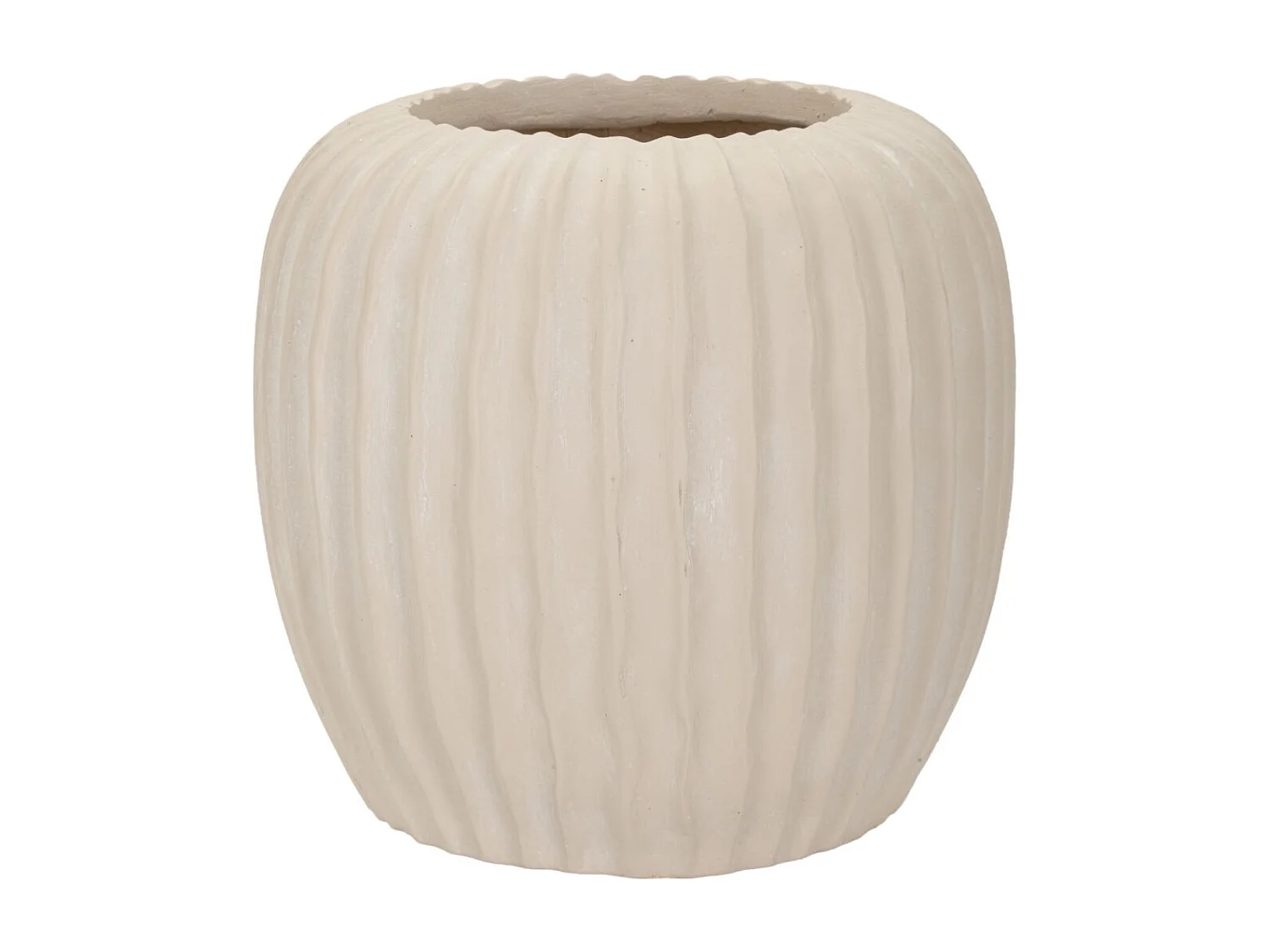 Cache-Pot Design "Mist" 26cm Crème