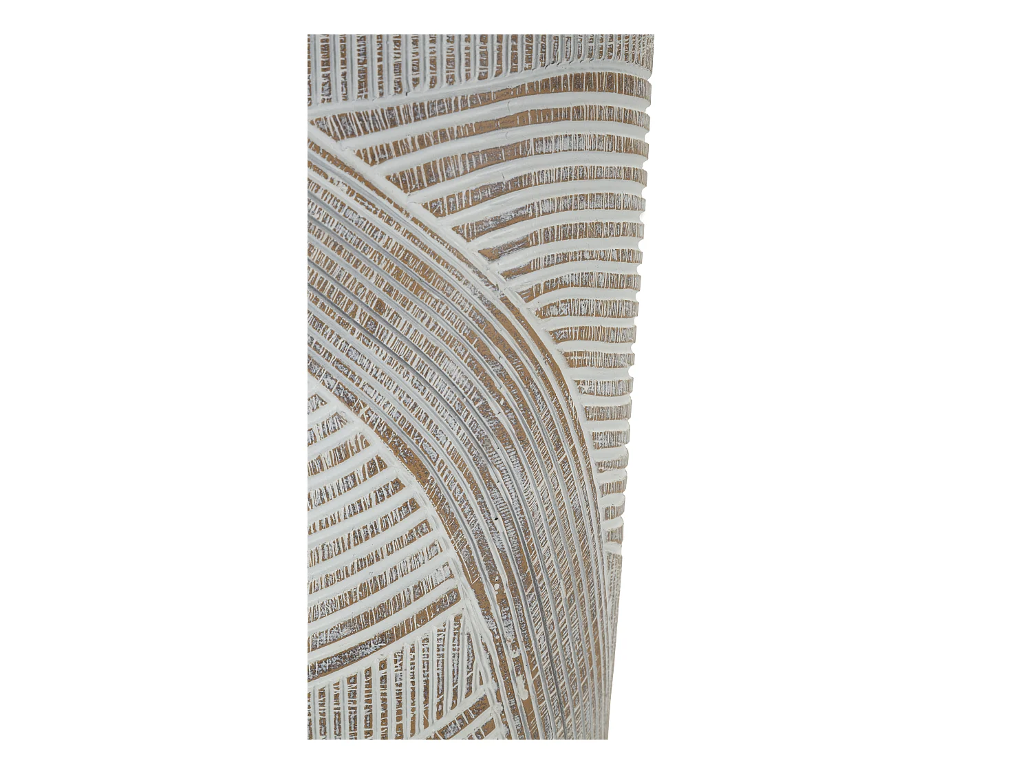 Vase en résine blanche cm ø 19x55