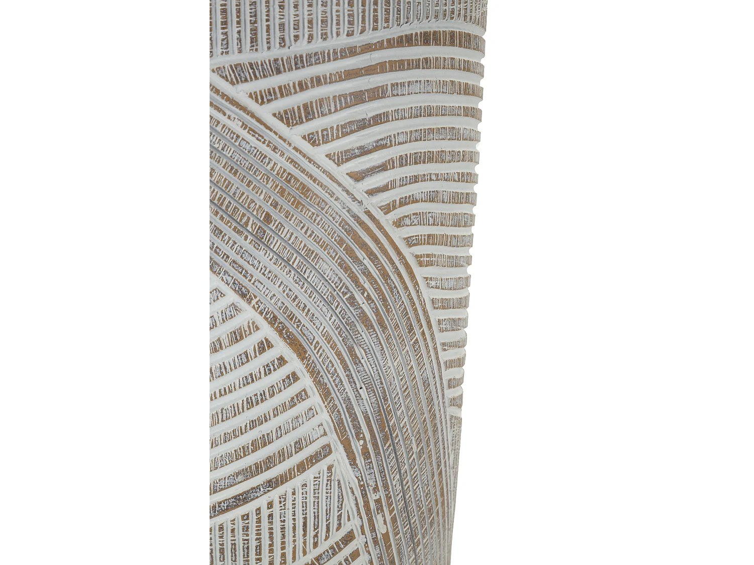 Vase en résine blanche cm ø 19x55