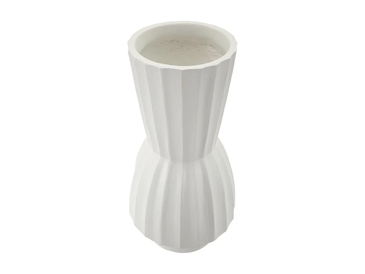 Vaso in magnesio colore bianco cm ø 25x50