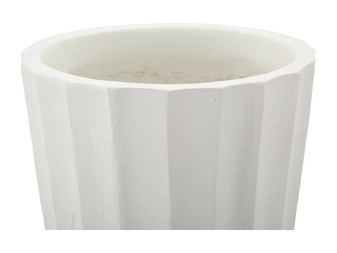 Vaso in magnesio colore bianco cm ø 25x50