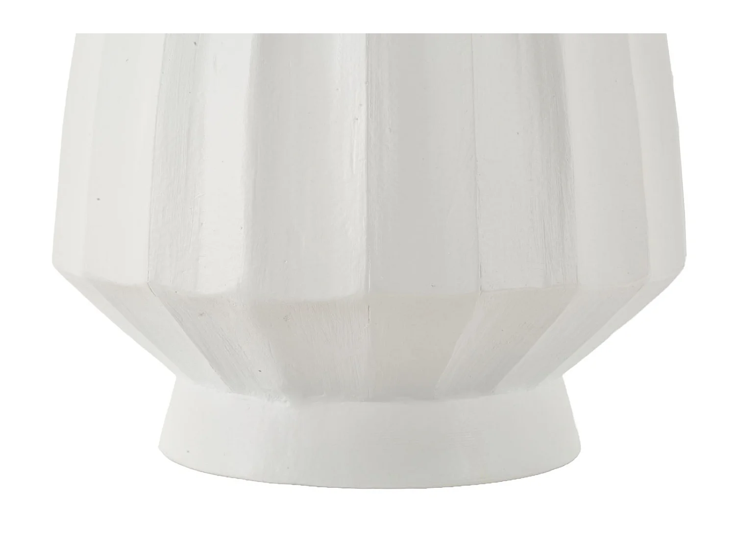 Vase aus Magnesia weiß Ø 25x50 cm