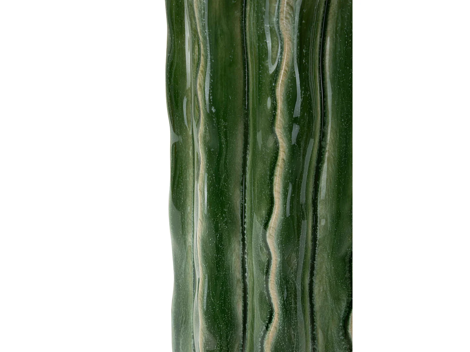 Vaso in ceramica colore verde cm ø 12x31,5