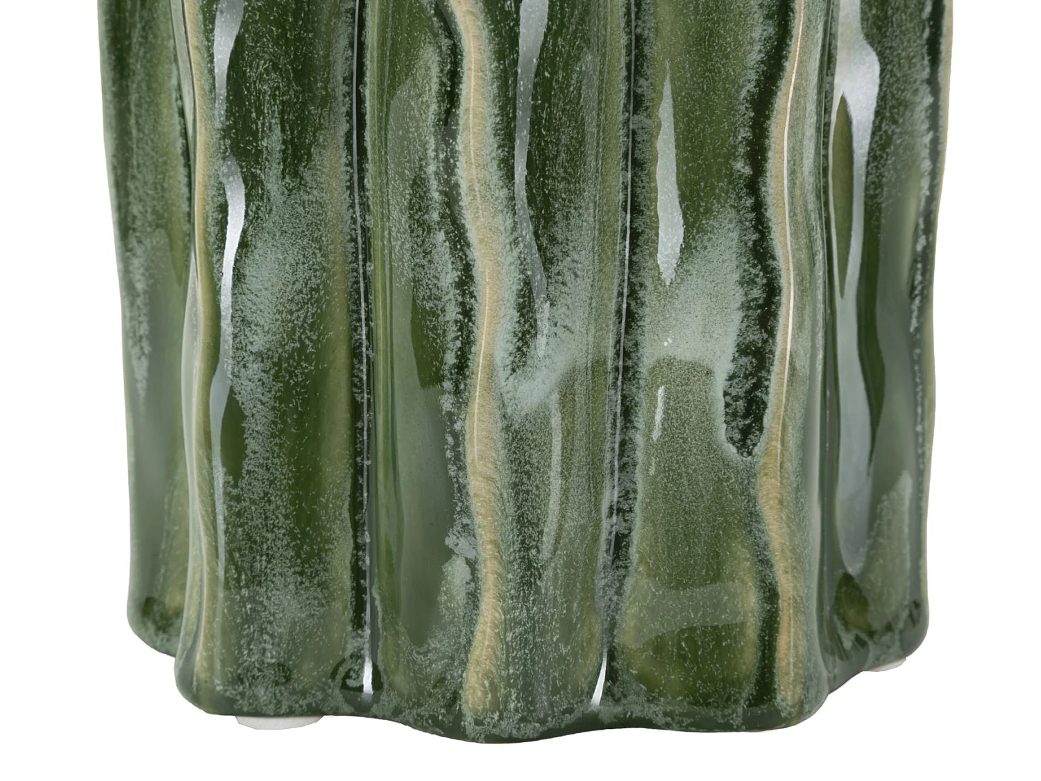 Vase en Céramique "Cactus" 31cm Vert