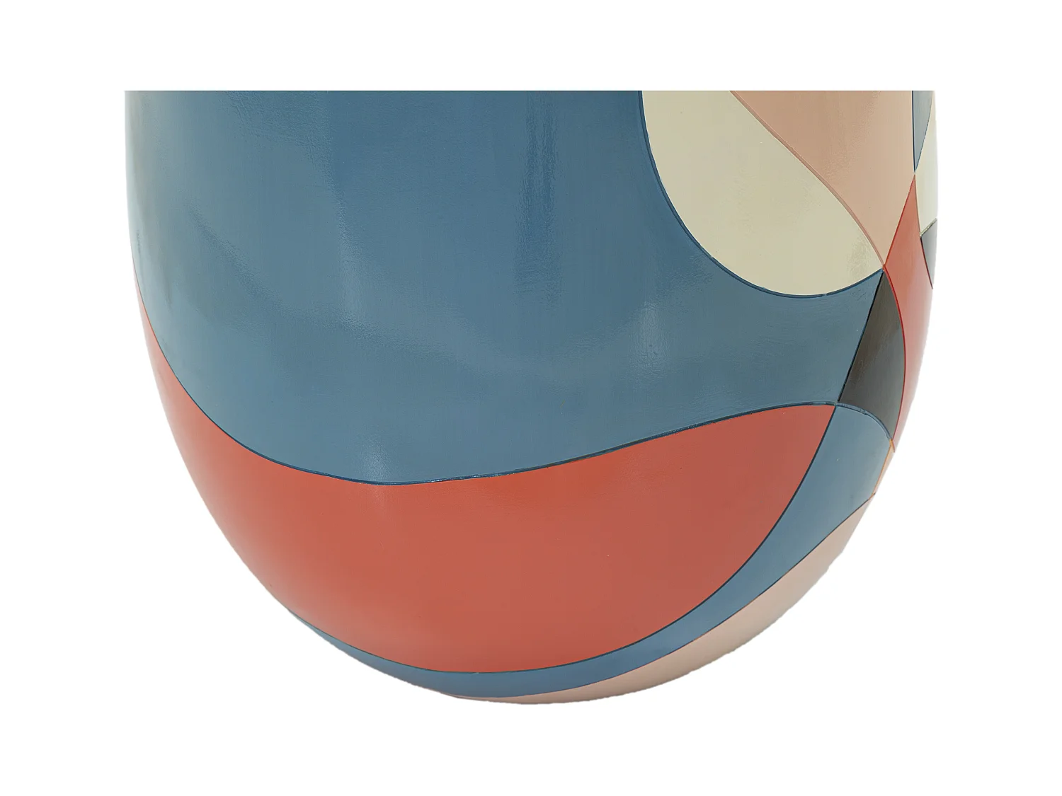 Vase Haut en Résine "Rubic" 92cm Multicolore