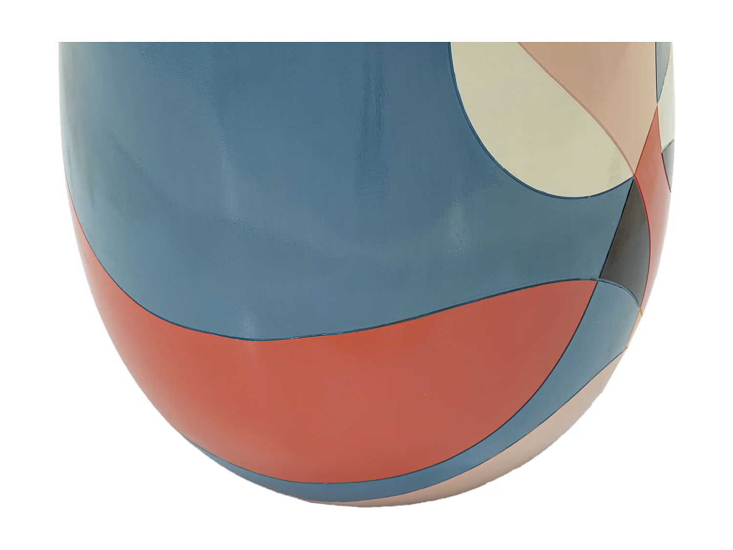 Vaso decorativo in resina multicolore Ø cm 37x92