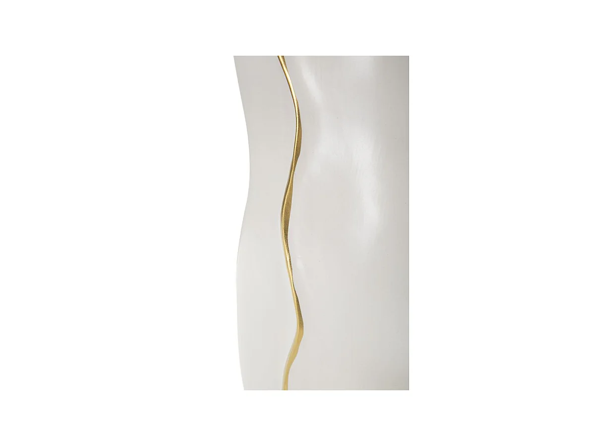 Vase Design en Céramique "Uma" 50cm Blanc