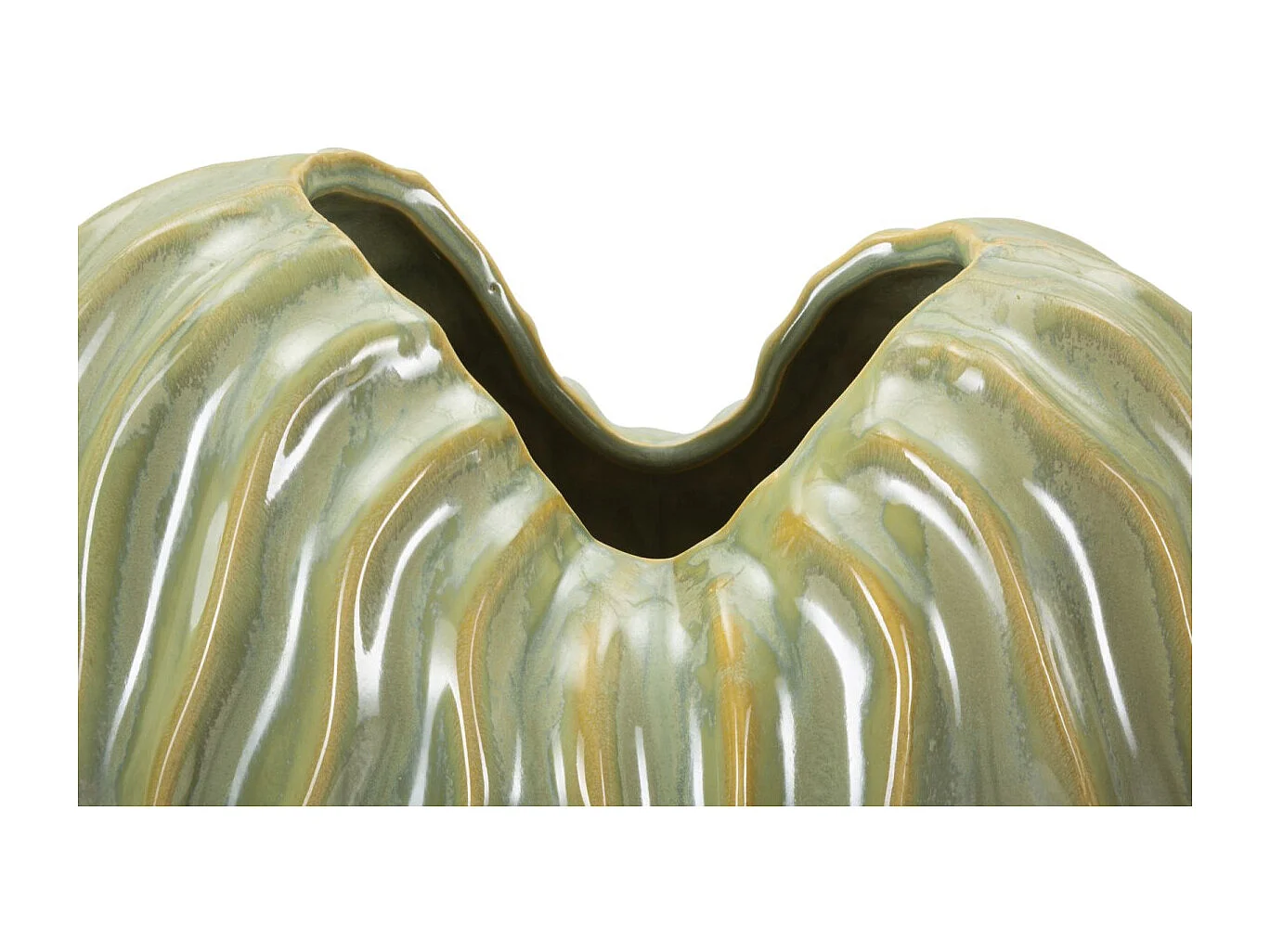 Vase en Céramique "Venice" 39cm Vert