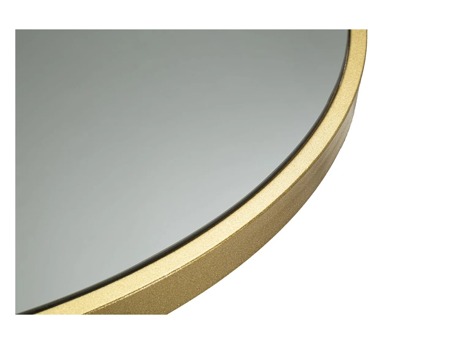 Tavolo bar in metallo dorato e vetro cm ø 70x103