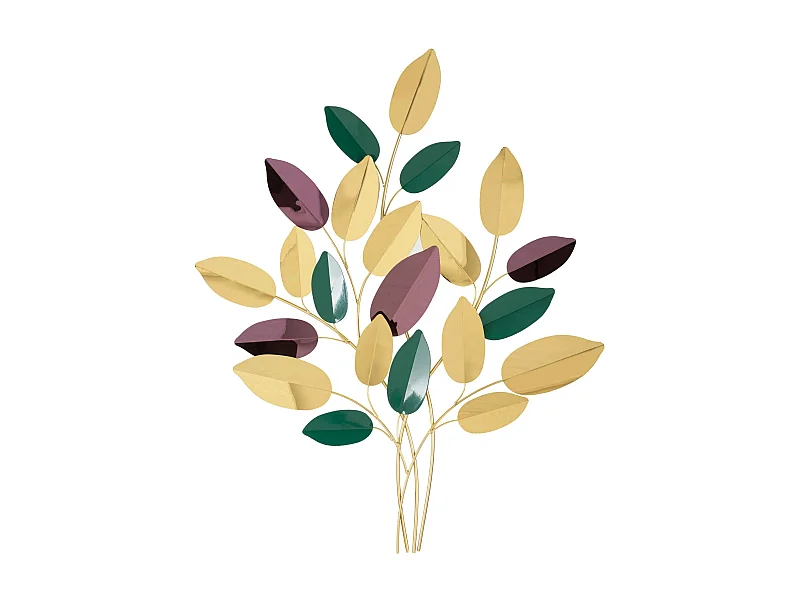 Pannello decorativo in 3D foglie cm 81,9x3,8xx97