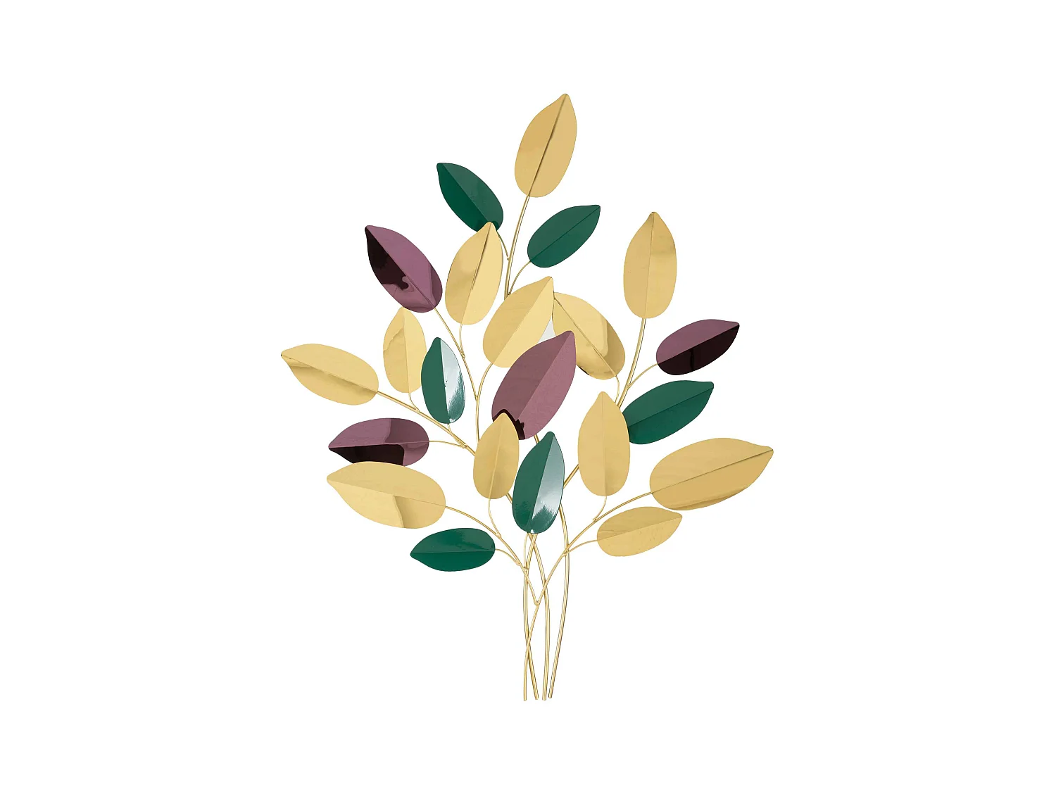 Pannello decorativo in 3D foglie cm 81,9x3,8xx97