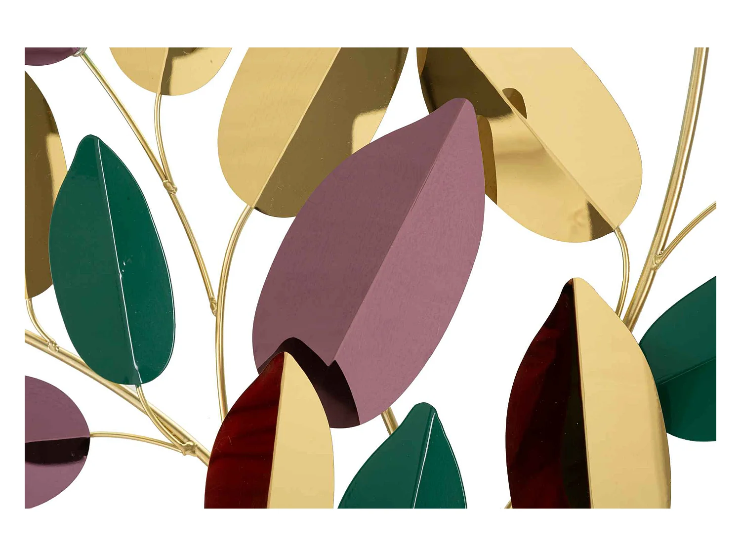 Pannello decorativo in 3D foglie cm 81,9x3,8xx97