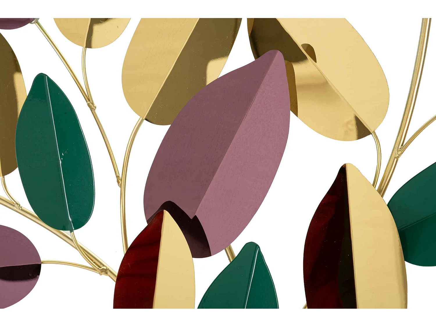 3D decoratief paneel met bladeren, 81,9 x 3,8 x 97 cm