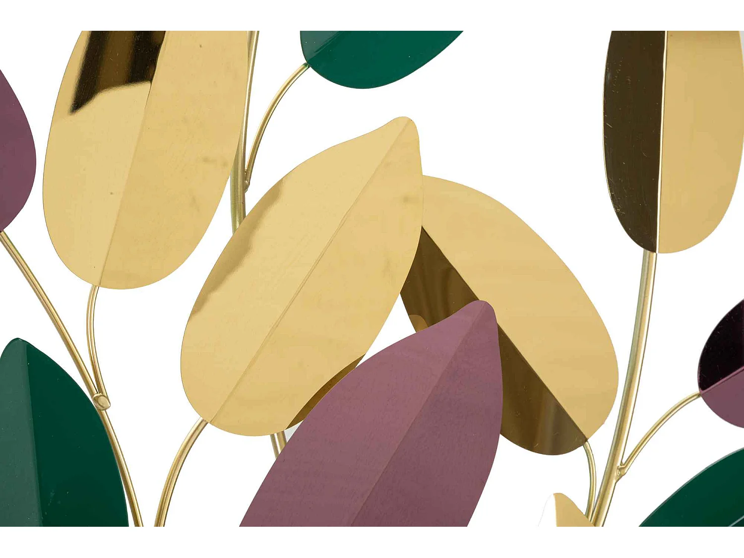 3D decoratief paneel met bladeren, 81,9 x 3,8 x 97 cm