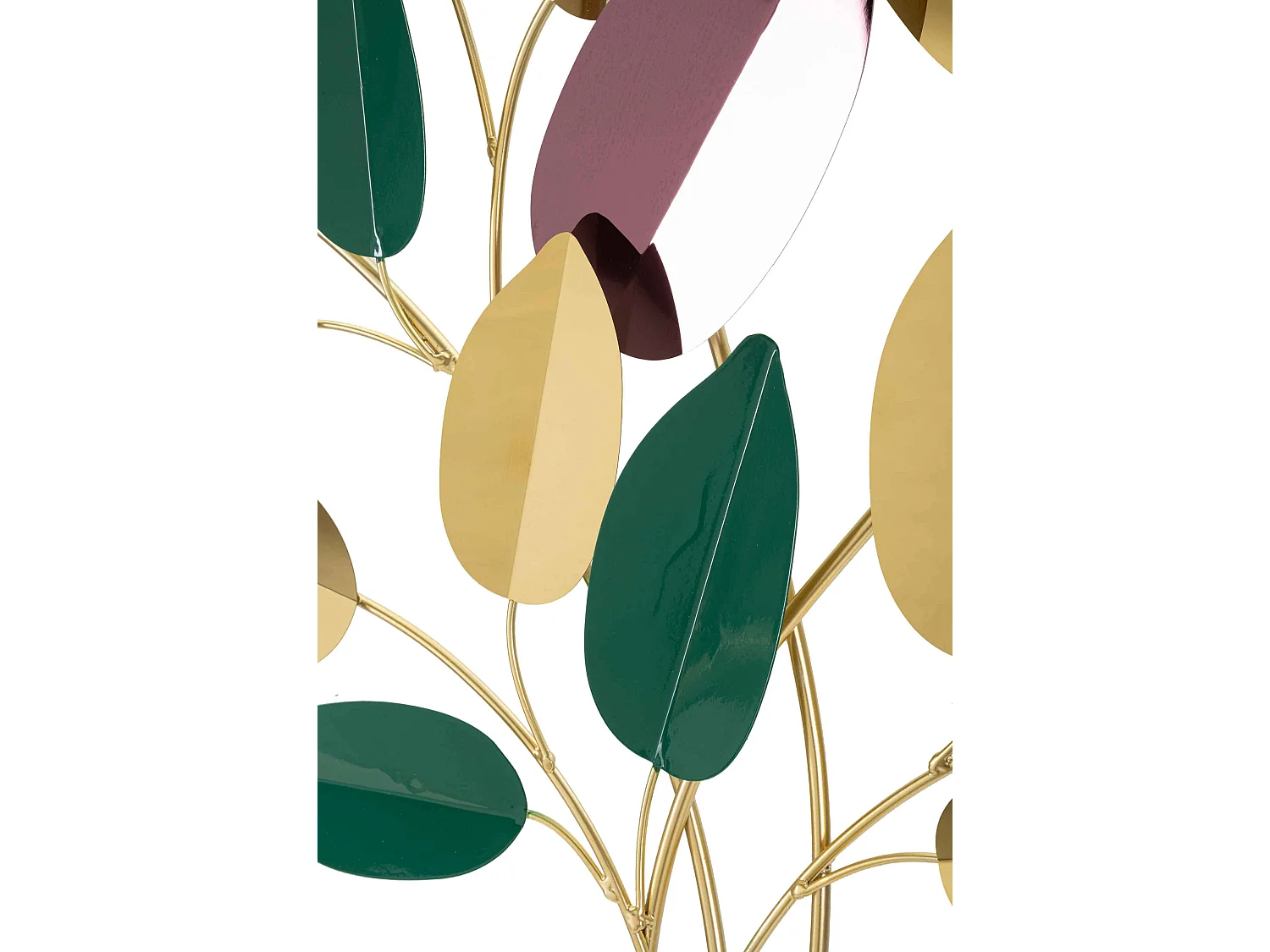 3D decoratief paneel met bladeren, 81,9 x 3,8 x 97 cm