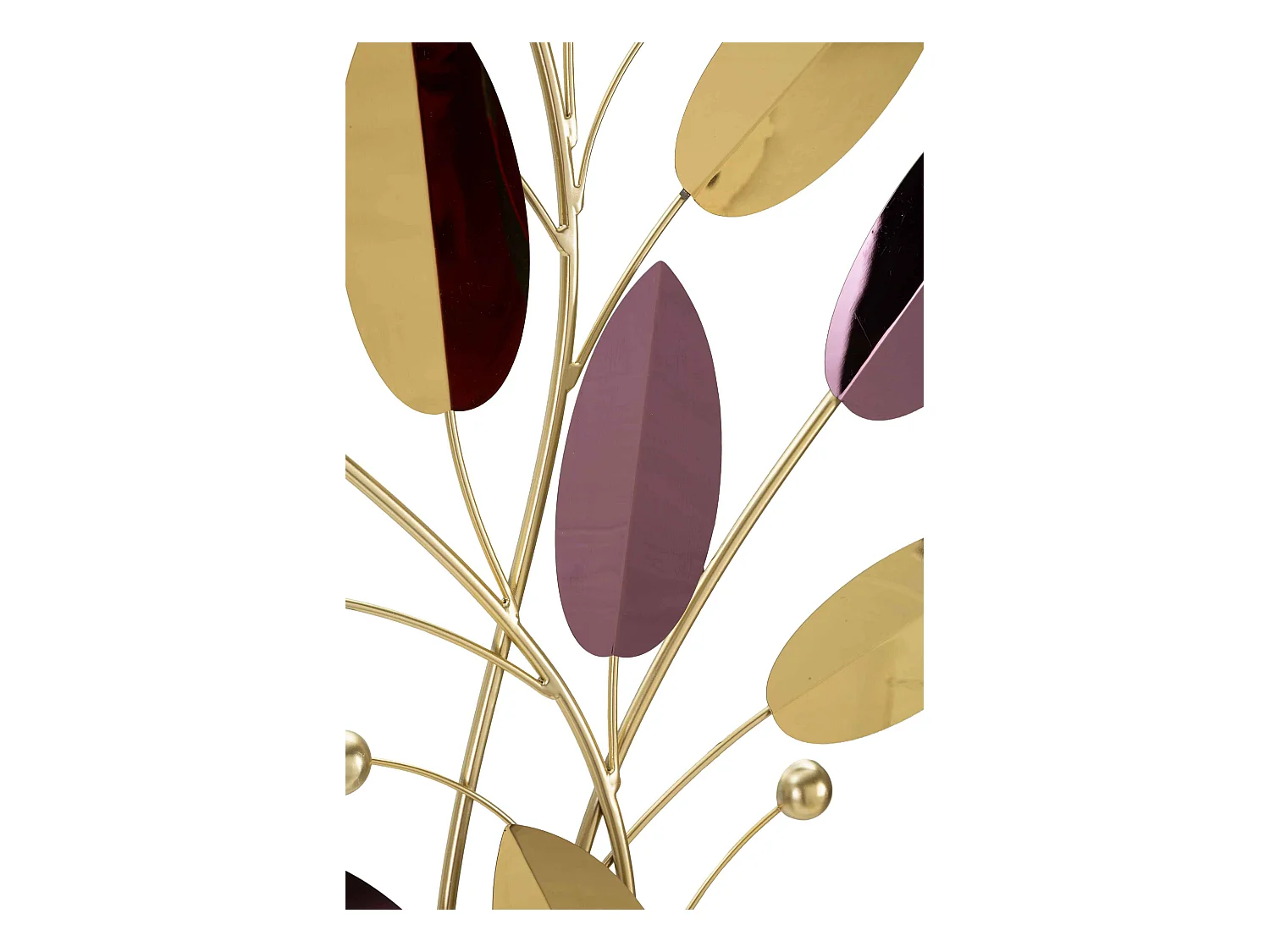 Pannello decorativo in 3D foglie cm 59x3,8x98,4