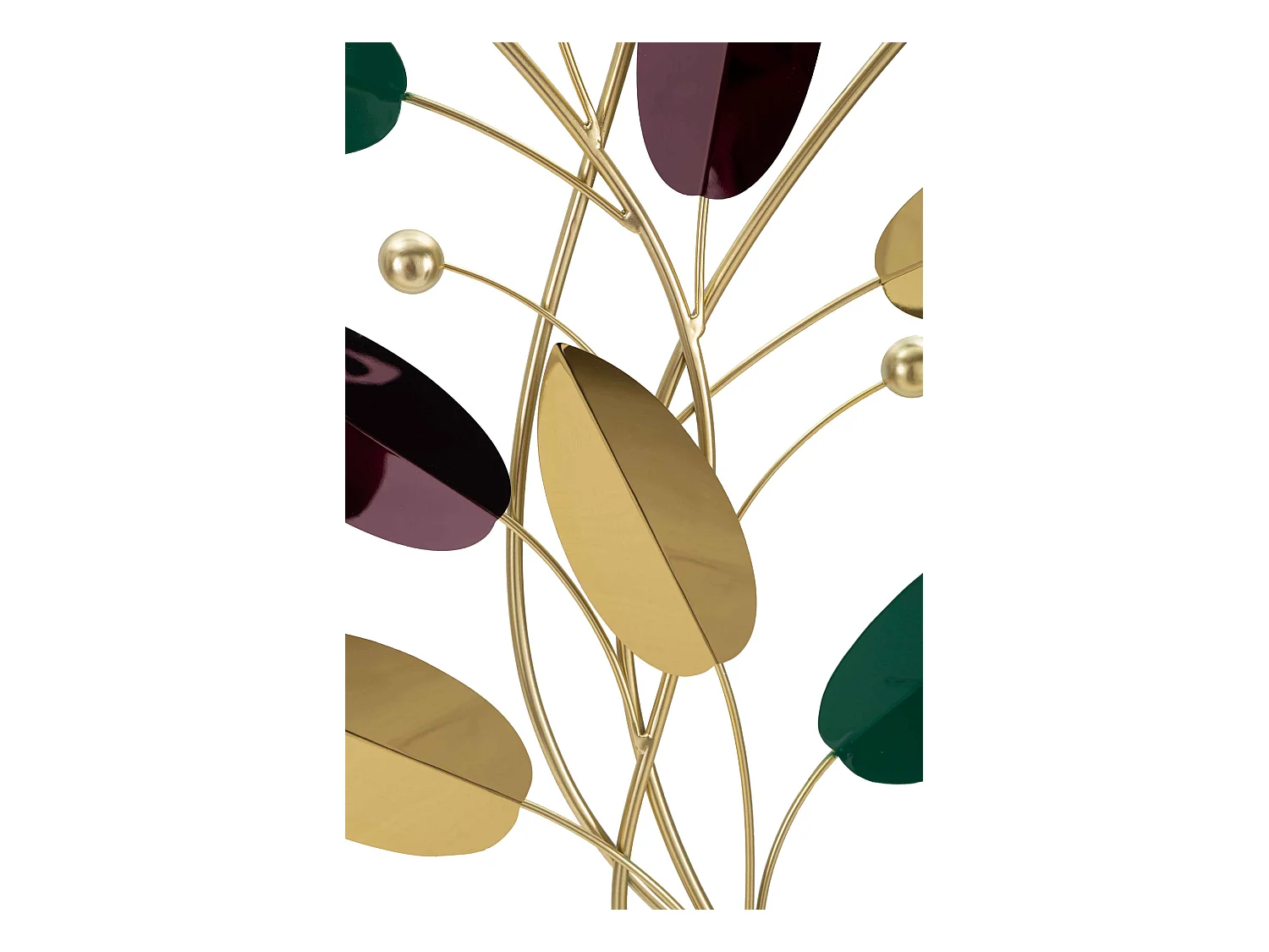 Pannello decorativo in 3D foglie cm 59x3,8x98,4