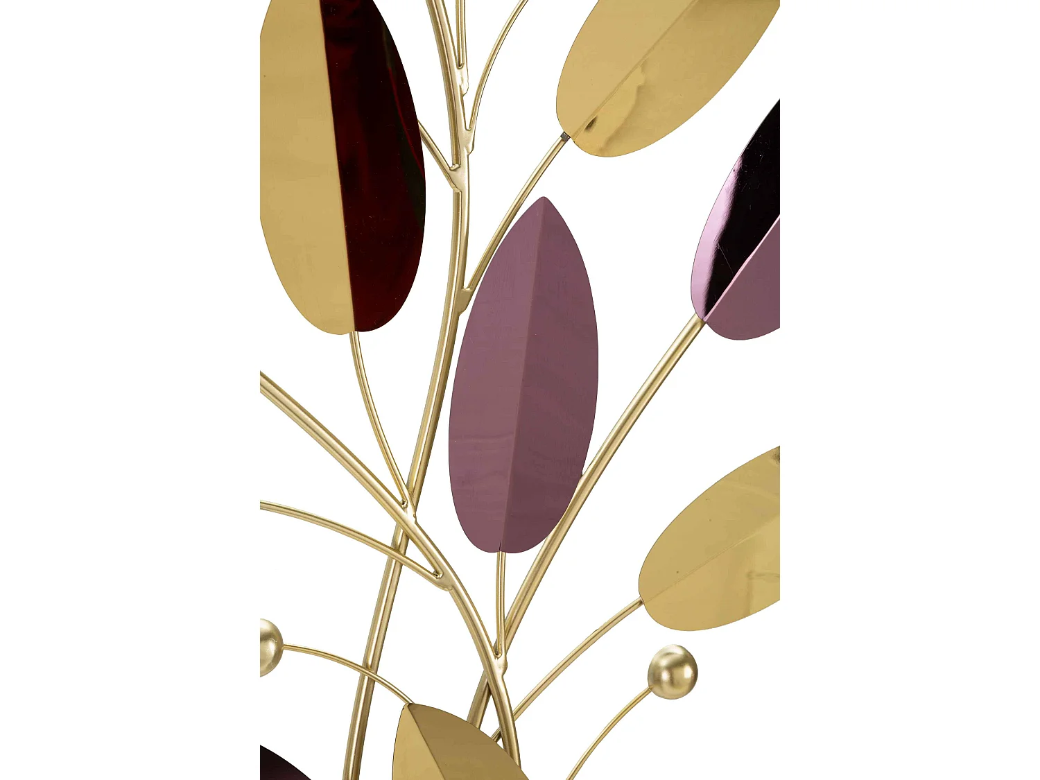 3D decoratief paneel met bladeren, 59x3,8x98,4 cm