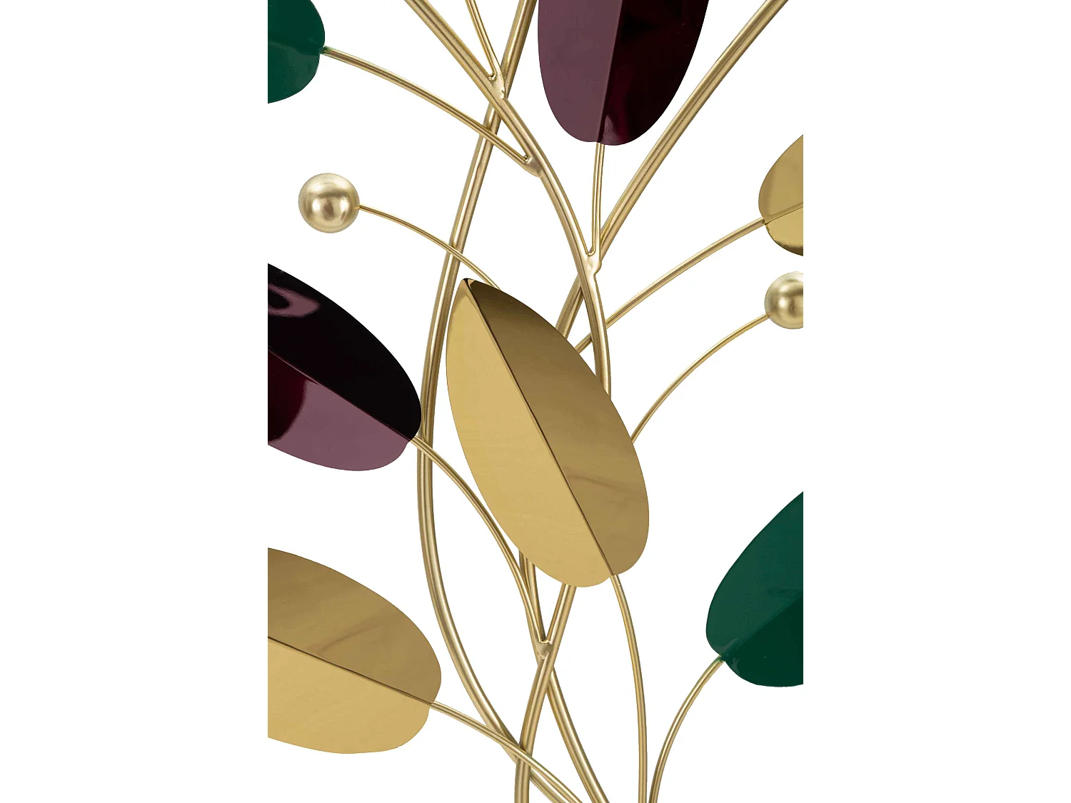 3D decoratief paneel met bladeren, 59x3,8x98,4 cm