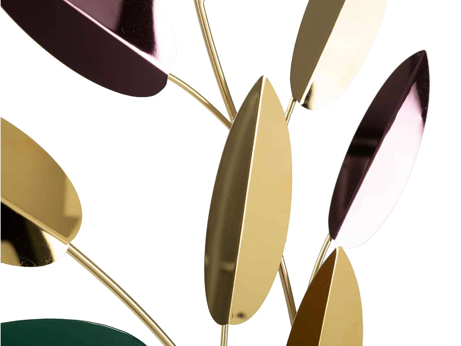 3D decoratief paneel met bladeren, 31x1,9x61 cm