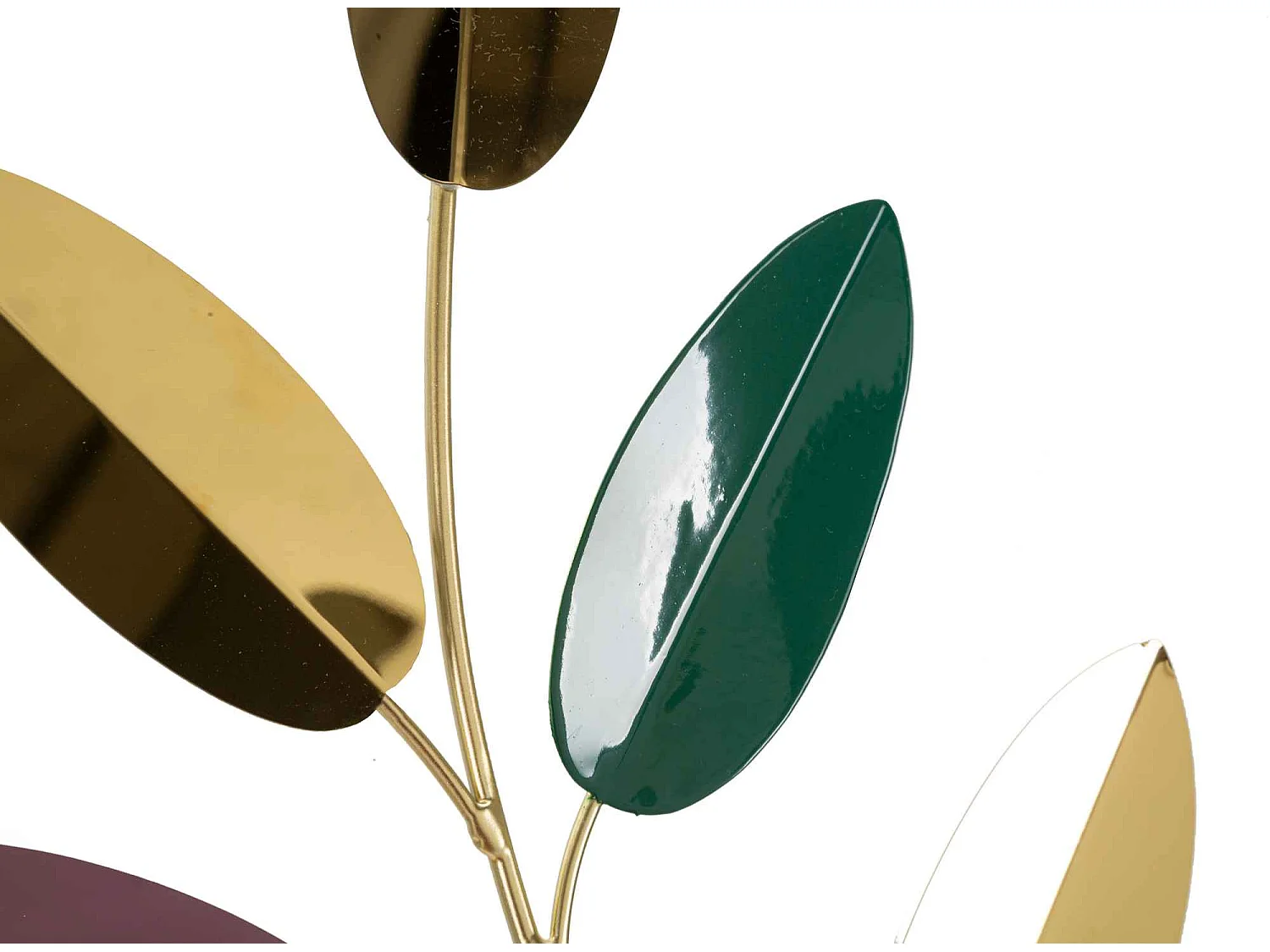 3D decoratief paneel met bladeren, 31x1,9x61 cm