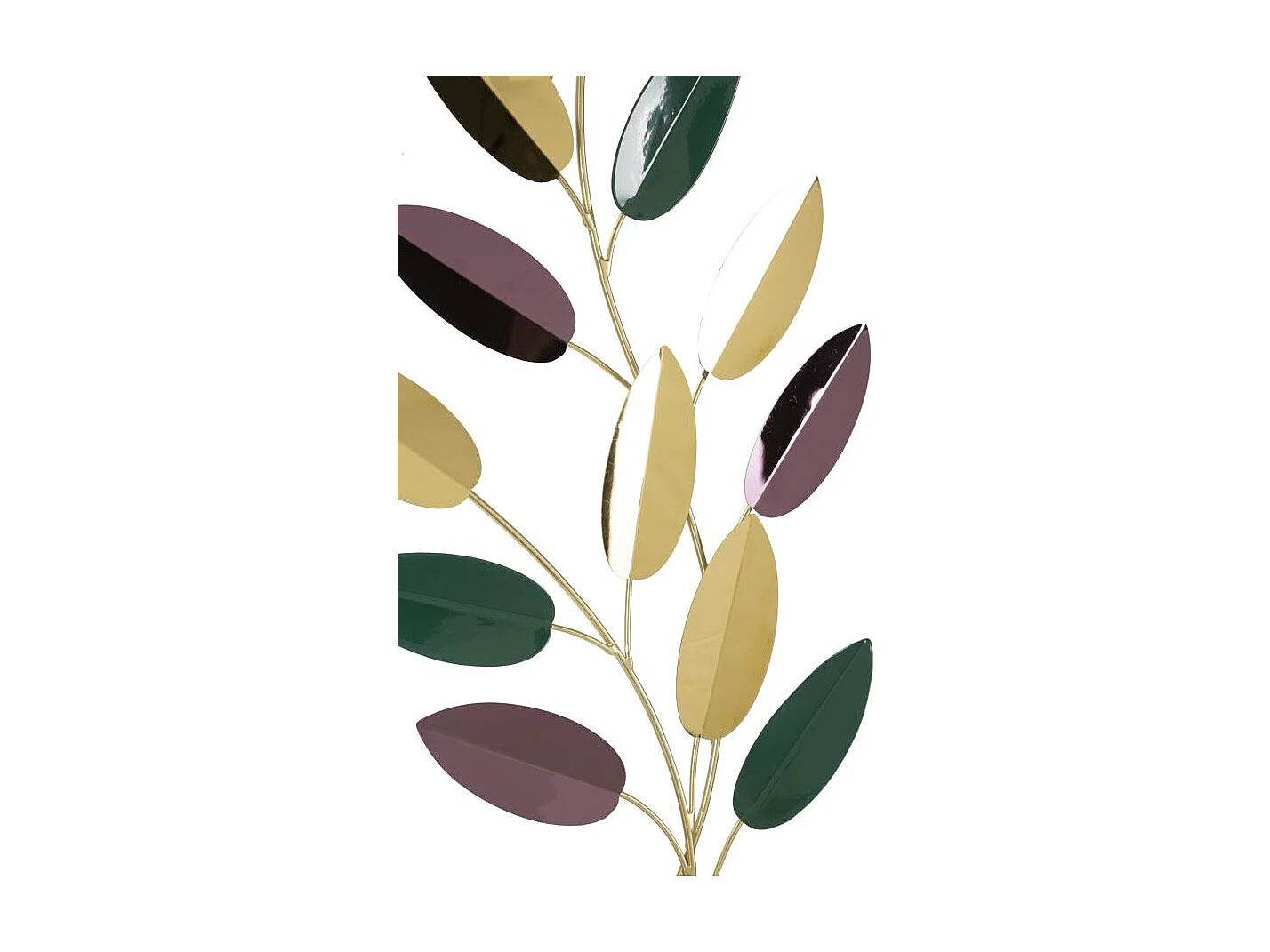 Déco Murale Feuilles "Colorful" 31cm Multicolore