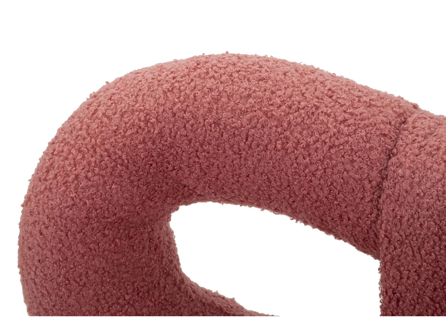 Sedia mini in teddy rosa cm ø 40x67