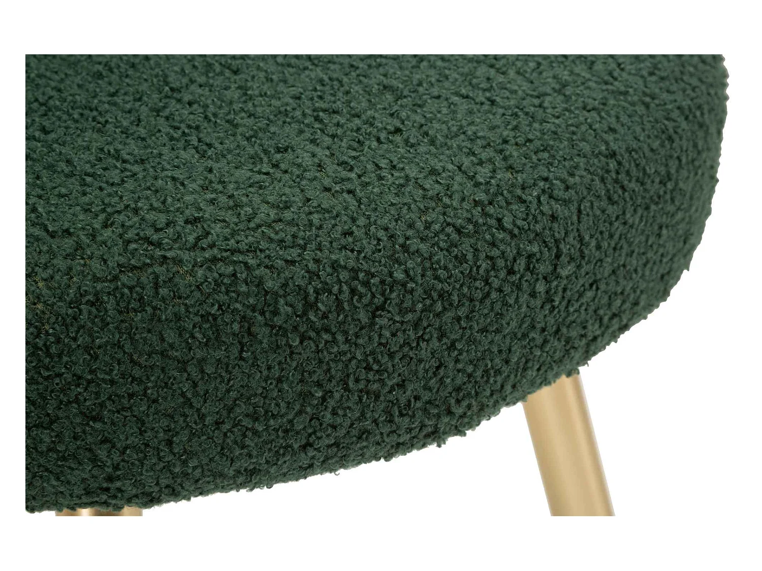 Sedia mini in teddy verde cm ø 40x67